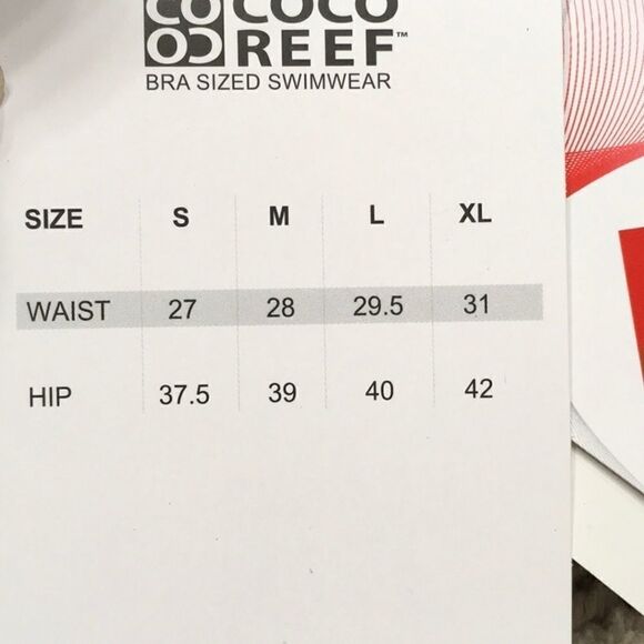 Coco Reef bra sized Teal bikini set. 36/38DD-XL - Picture 10 of 10